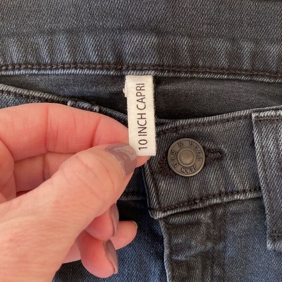rag & bone Jean 10 Inch Capri Super Skinny in‎ Steele Size 27 - Picture 13 of 16